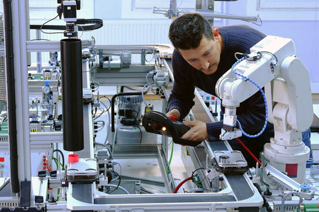 Robotics career pathway entry role